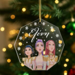 Χριστουγεννιάτικο Στολίδι Plexi – "Huntrix"