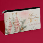 Χριστουγεννιάτικο Τσαντάκι - “Ροζ Δεντράκια με Ευχές”