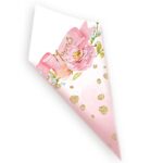 Χωνάκια βάπτισης Φλοράλ