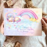 Βιβλίο Ευχών βάπτισης - Ουράνιο Τόξο και Μονοκεράκι - Image 2