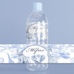 Ετικέτες για Μπουκάλια Νερού - Blue Toile Ζώα Της Ζούγκλας (8 τεμ)