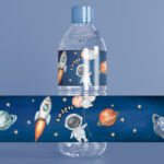 Ετικέτες για Μπουκάλια Νερού - Αστροναύτης (8 τεμ)