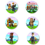 Κονκάρδες ROBLOX (6 τεμ)
