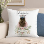 Μαξιλάρι Αποφοίτησης - Φλοράλ Κορίτσι
