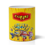 Μολυβοθήκη με Όνομα - Super Wings Κίτρινη