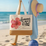 Πάνινη Τσάντα Ώμου - Summer Vibes - Image 2
