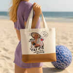 Πάνινη Τσάντα Ώμου - Ελένη Βλαχάκη ΛΑΙΔΗ ΠΕΤΟΥΛΑ - Image 4