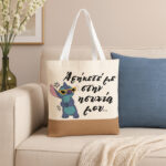 Πάνινη Τσάντα Ώμου - Στιτς - Image 3