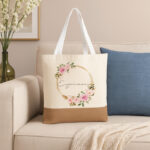 Πάνινη Τσάντα Ώμου - Φλοράλ