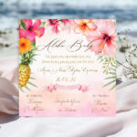 Προσκλητήριο Βάπτισης - Tropical Ιβίσκος - Image 2