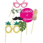 Σετ Στικάκια Photo booth Aloha (7 τεμ)
