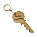 Ξύλινο μπρελόκ Κλειδί