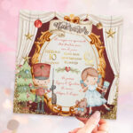 Τετράγωνο Προσκλητήριο βάπτισης Καρυοθραύστης - Image 2