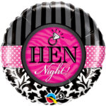 Μπαλόνι Φοιλ 18 Hen Night Damask & Stripes
