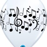 Μπαλόνια Λάτεξ 11 Music Notes 25 τεμ.