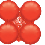 Μπαλόνι Φοιλ Γιρλάντα Κοκκίνο