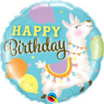 Μπαλ. Φοιλ 18 Happy Birthday Lama
