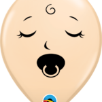 Μπαλόνια Λάτεξ 5 Blush  Πρόσωπο για Μωρό με πιπίλα / 100 τεμ.