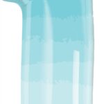 Μπαλόνι Φοιλ 34 Νούμερο 1 Blue Ombre / 86 εκ