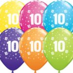 Μπαλόνια Λάτεξ 11 Νούμερο -10- Tropical Assort. /25 τεμ