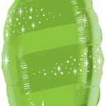 Μπαλόνι φοιλ σχήμα 38 Taper Swirl Lime
