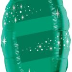 Μπαλόνι φοιλ σχήμα 38 Taper Swirl Emerald