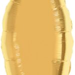 Μπαλόνι φοιλ σχήμα 27 Taper Gold