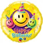 Μπαλόνι Φοιλ 18 Birthday Smiling Faces / 45 εκ