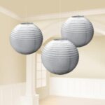 χαρτ.διακοσμ.μπάλα  ασημί silver /3 τεμ