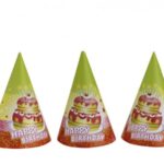 Καπελάκια Happy Birthday Cake /6 τεμ