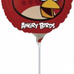 Φοιλ 9 Στρογγυλό Angry Birds Κόκκινο