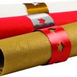 Κρίκος Χαρτ. Πετσέτας με Αστέρια /15 τεμ