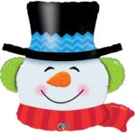 Μπαλόνι Φοιλ Σχήμα Γελαστός Χιονάνθρωπος/snowman