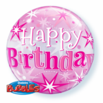 Bubble Μονό Birthday Pink Starbust Sparkle