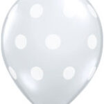 5 Big Polka Dots Diamond Clear /100 τεμ