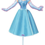 Μπαλόνι Φοιλ Μίνι 14 Πριγκίπισσα Cinderella/Σταχτοπούτα με φούστα σατέν