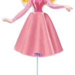 Μπαλόνι Φοιλ Μίνι 14 Πριγκίπισσα  Sleeping Beauty με φούστα σατέν