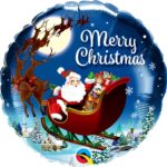Μπαλόνι Φοιλ 18 Merry Christmas  Άγιος Βασίλης / 46εκ