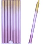 Κεριά Rose Gold Ombre 11.5εκ / 12 τεμ