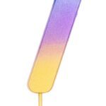 Κερί Νούμερο 7 Rainbow Ombre / 6.7 εκ