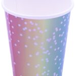 Ποτήρια Χάρτινα 250ml Rainbow Ombre /8 τεμ - Pride