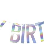 Γιρλάντα Γράμματα Happy Birthday Iridescent / 200 εκ