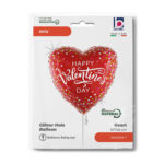 18'' Μπαλόνι 'Happy Valentine's Day' Confetti Hearts - Image 3