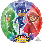 28 Στρογγυλό Sing a tune Balloon PJ MASKS  Διάμετρος 71εκ