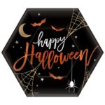 Πιάτα Χάρτινα 23εκ Happy Halloween  / 8 τεμ