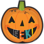 Πιάτα Χάρτινα 27εκ Σχήμα Κολοκύθα / 8τεμ Pumpkin