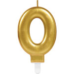 Κερί Χρυσό 0 Sparkling Celebrations Gold / 8 εκ  ύψος