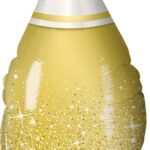 Μπαλόνι Φοιλ Μίνι Gold Bubbly Wine Bottle / 14