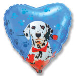 Μπαλόνι Φοιλ 18 Love Δαλματίας / 46 εκ ασυσκεύαστο