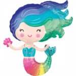 Μπαλόνι φοιλ Σχήμα Colorful Mermaid/γοργόνα 73εκ x 76εκ